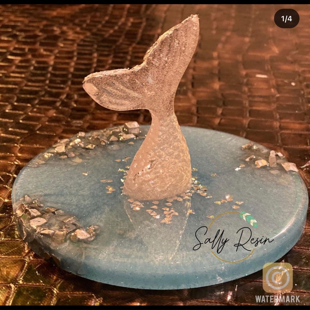 hand-made mermaid resin in any size